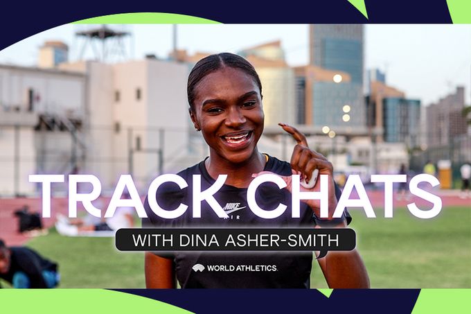 Dina Asher-Smith Track Chats graphic