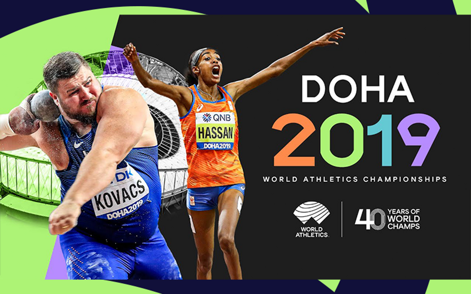Doha 2019 World Championships graphic