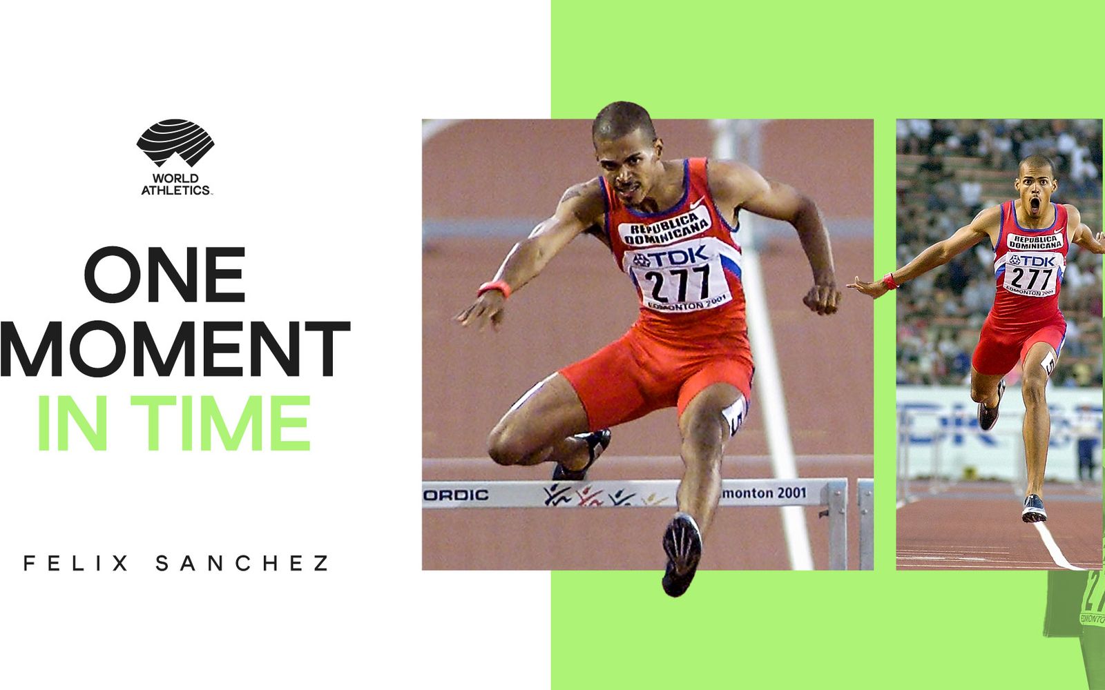 Felix Sanchez One Moment In Time graphic