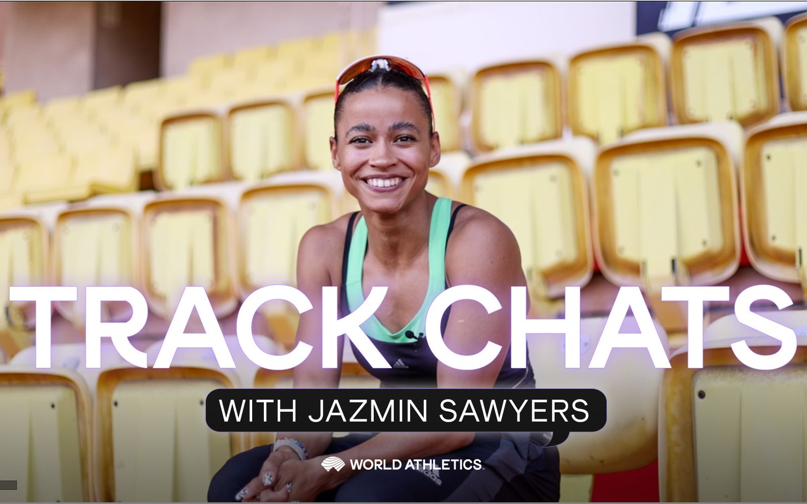 Jazmin Sawyers Track Chats graphic