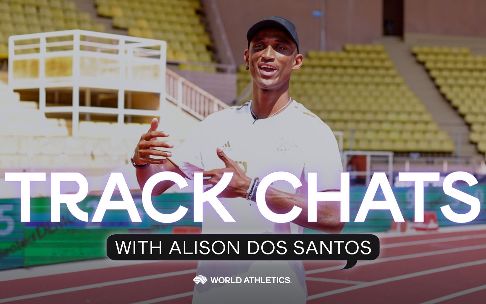 Alison Dos Santos Track Chats graphic