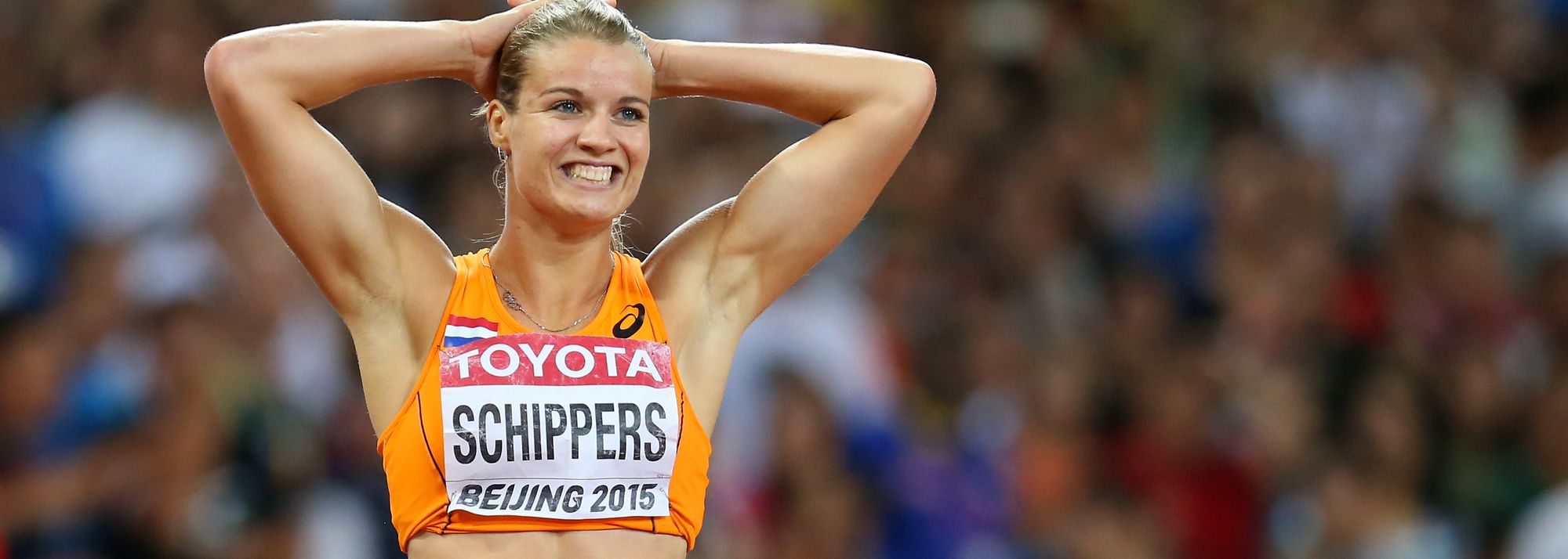 Dafne Schippers won two world 200m titles and multiple other major medals during a highly successful sprinting and combined events career