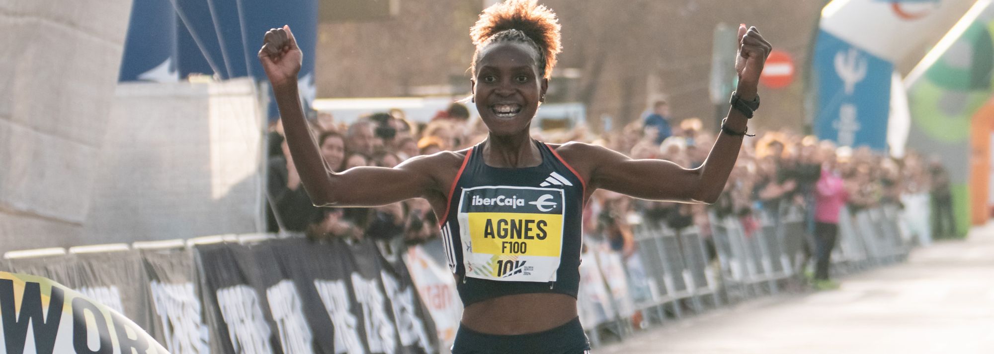 Kenya's Agnes Ngetich obliterated the women's world 10km record by running 28:46* at the 10K Valencia Ibercaja, a World Athletics Label road race