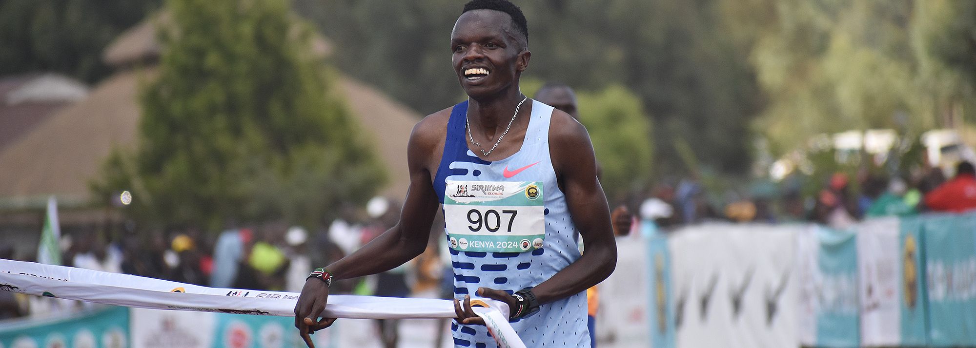 World 10,000m silver medallist Daniel Ebenyo and Emmaculate Anyango lived up to their pre-race favourite status 