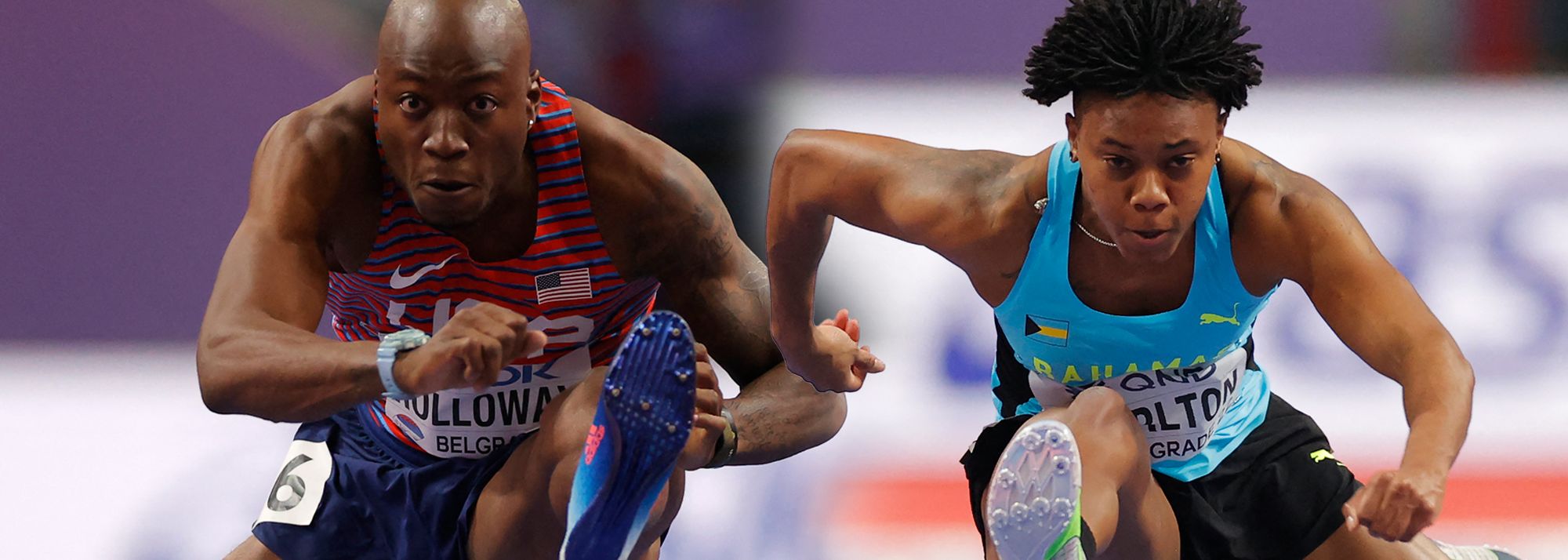 Expected highlights in the men's and women's 60m hurdles