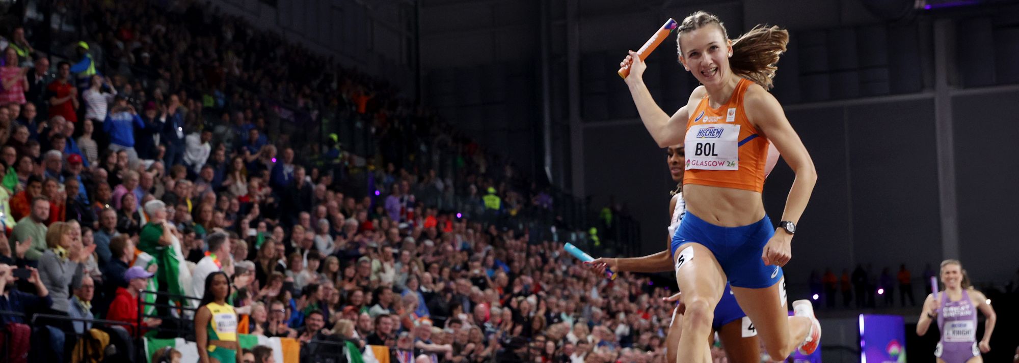 For a few fleeting moments, as the two leading runners on the anchor leg of the women’s 4x400m rounded into the home straight, a repeat of last year’s World Athletics Championships mixed relay final looked to be a possibility