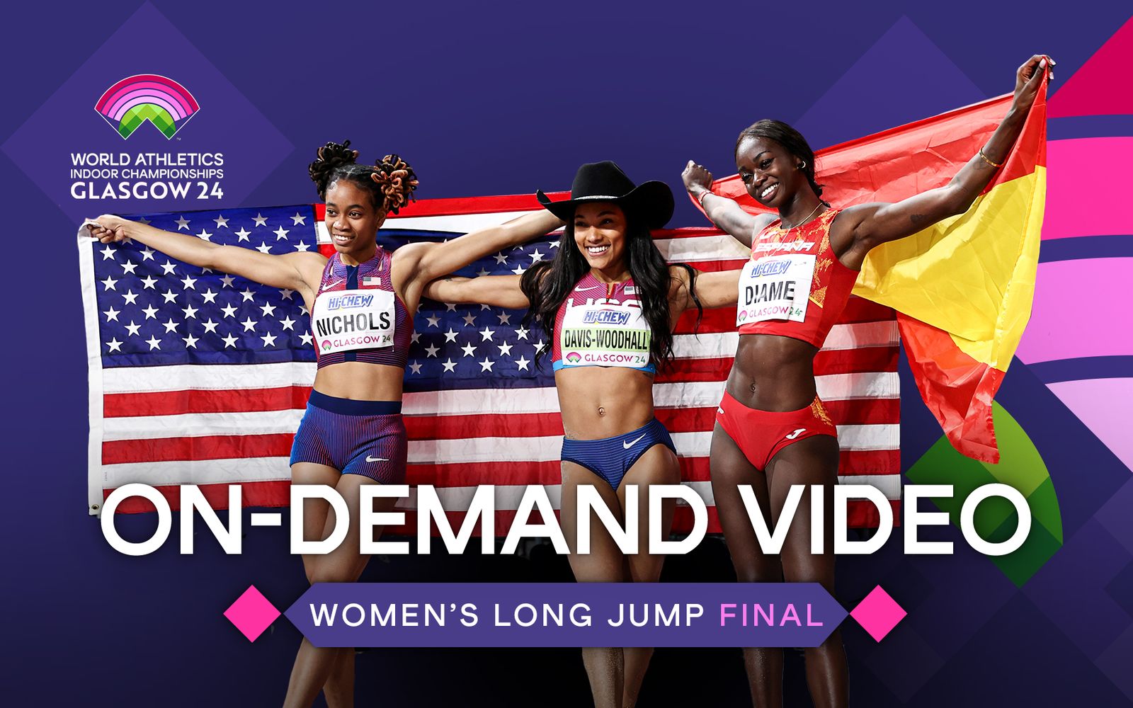 WIC Glasgow 24 replay - women long jump final