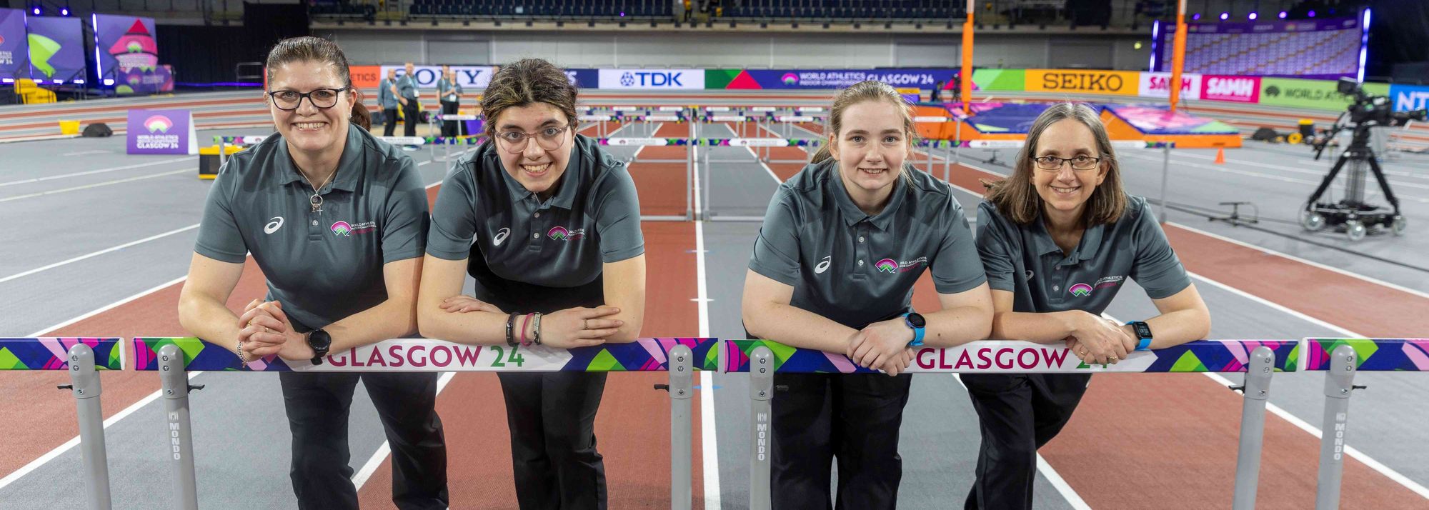 Two mother and daughter duos hope the pivotal part they played at the World Athletics Indoor Championships Glasgow 24 will inspire others to become athletics officials.