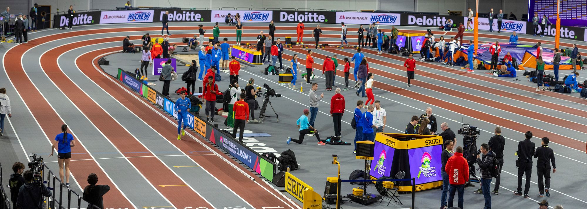 A selection of quotes from athletes training at the Glasgow Arena on Thursday