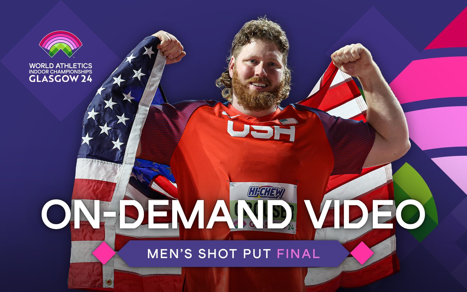 Men's shot put final on demand
