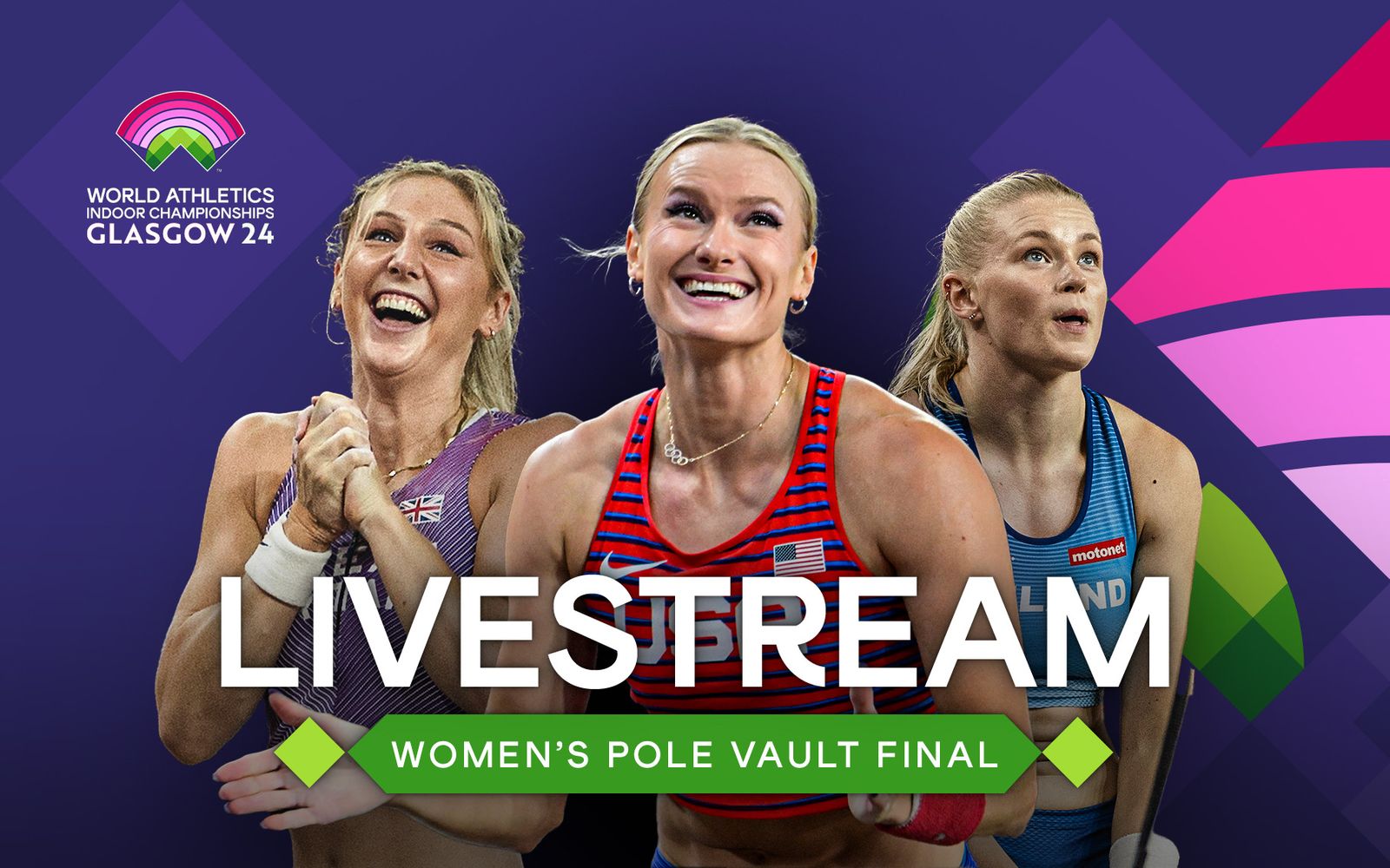 WIC Glasgow 24 livestream - women's pole vault final