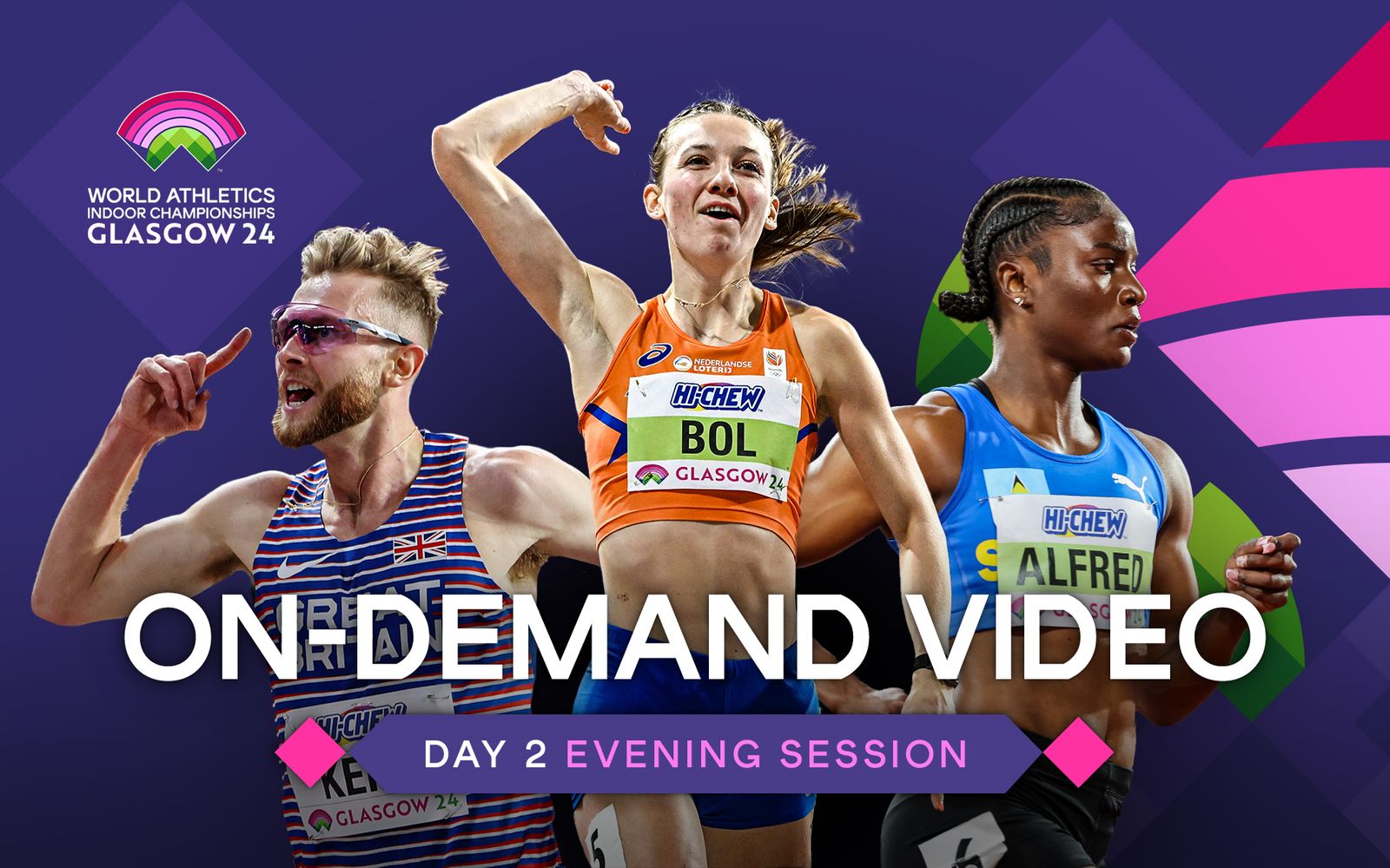 Watch again – World Athletics Indoor Championships, Day 2 Evening Session, Watch