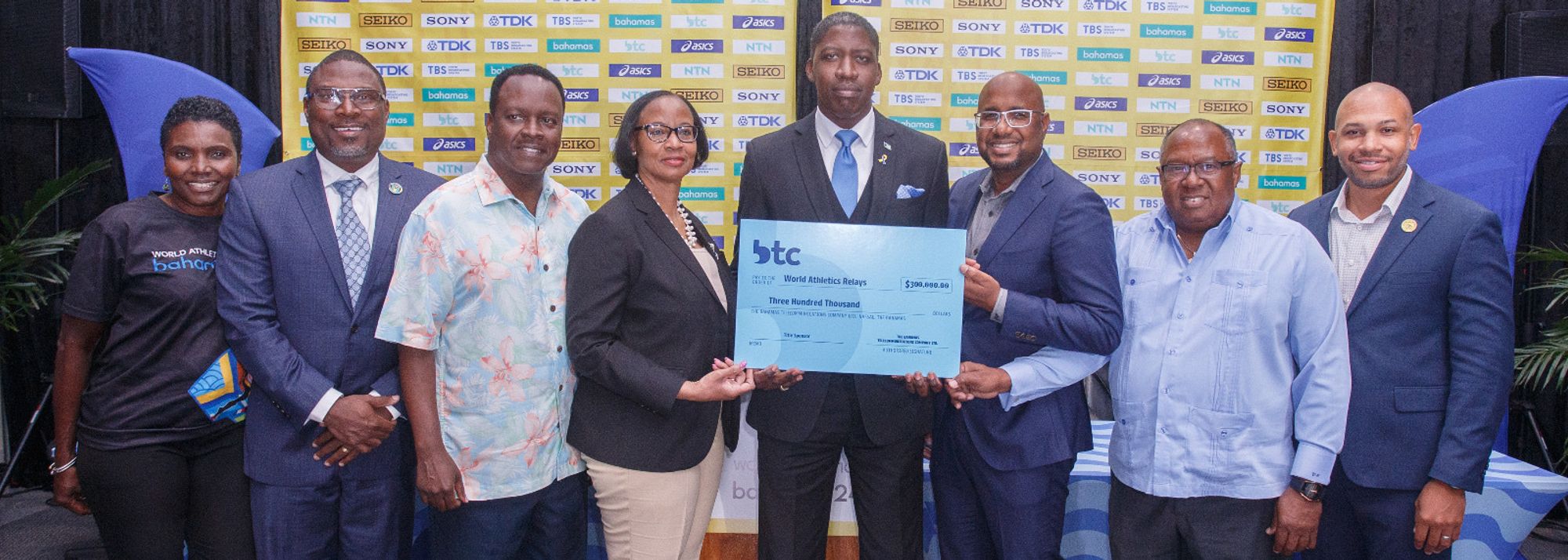 The local organising committee and World Athletics today announced that the Bahamas Telecommunications Company (BTC) – the country’s leading provider – has signed on as the event’s main sponsor