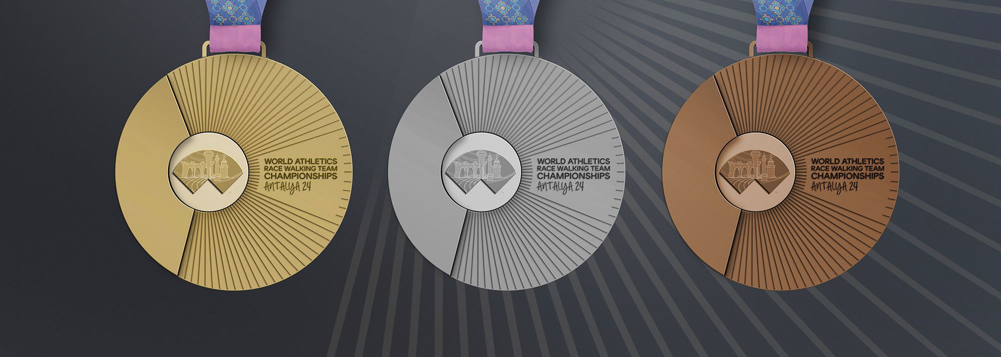 In the final countdown to the World Athletics Race Walking Team Championships Antalya 24, the medal design has been unveiled