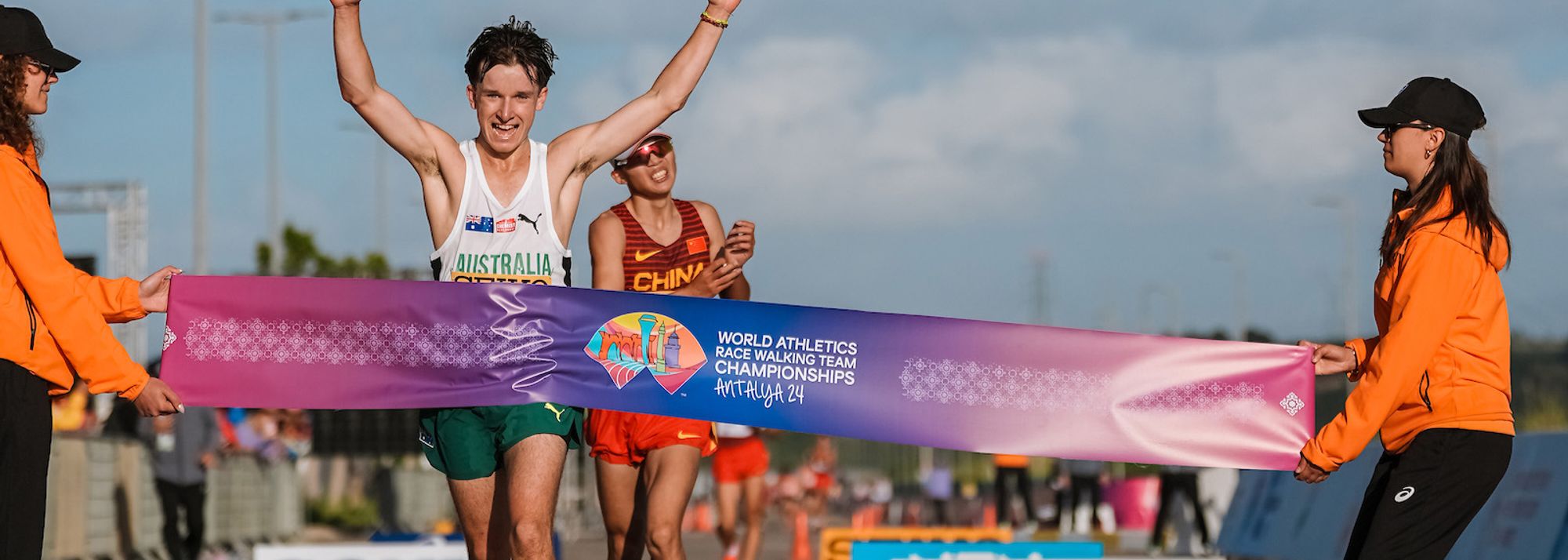 Australia’s Isaac Beacroft became the first winner of the World Athletics Race Walking Team Championships Antalya 24, using superb closing speed to overpower his rivals in a thrilling finish