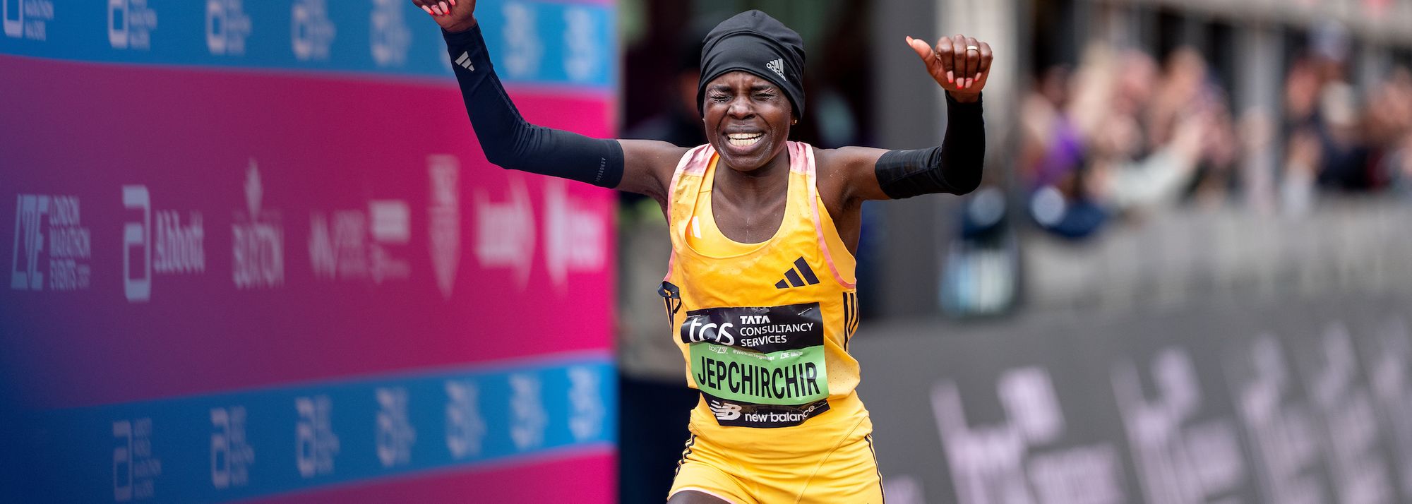 Olympic champion Peres Jepchirchir smashed the women-only world record by 45 seconds