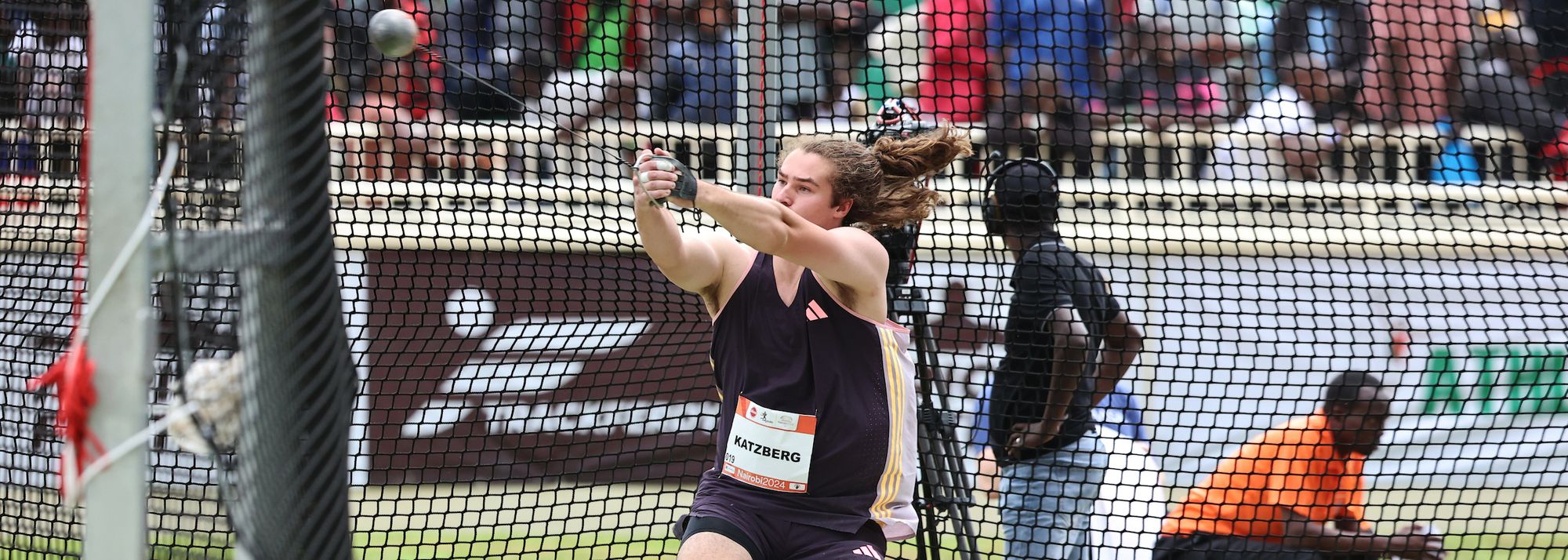 World champion Ethan Katzberg threw 84.38m – the farthest mark since 2008 – to move to ninth on the world all-time list