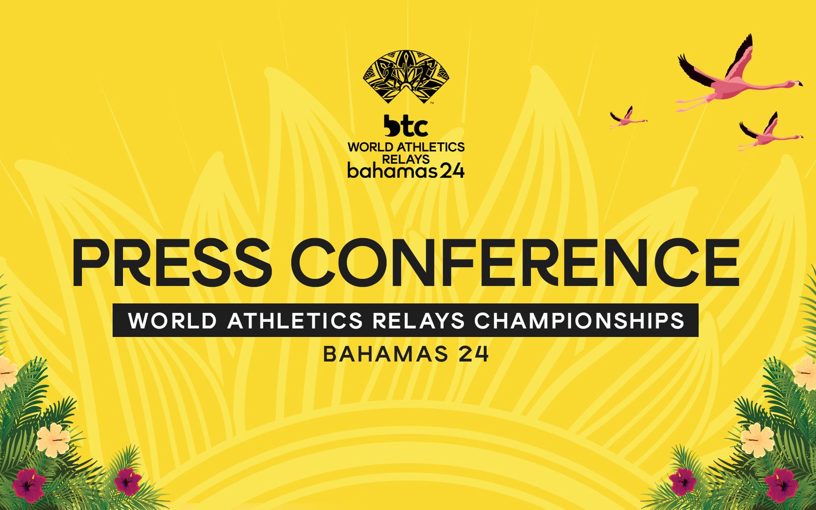 World Athletics Relays Bahamas 24 press conference
