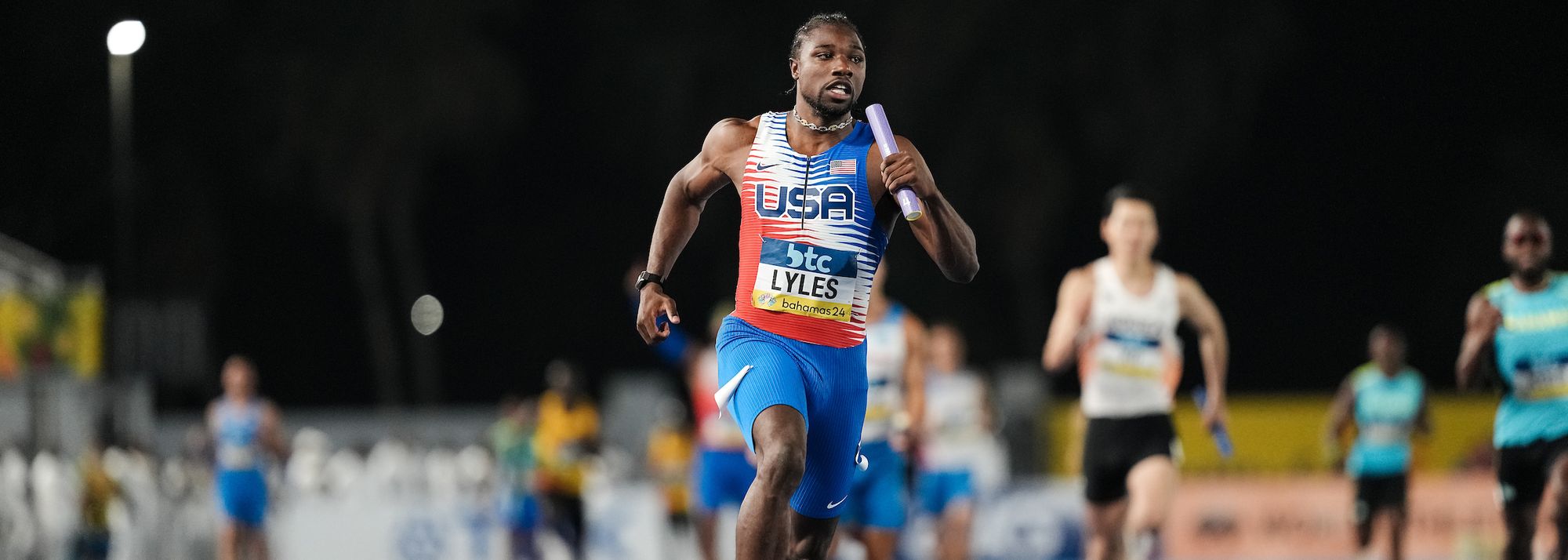 Both US teams made a statement in the first round of the 4x100m at the World Athletics Relays Bahamas 24