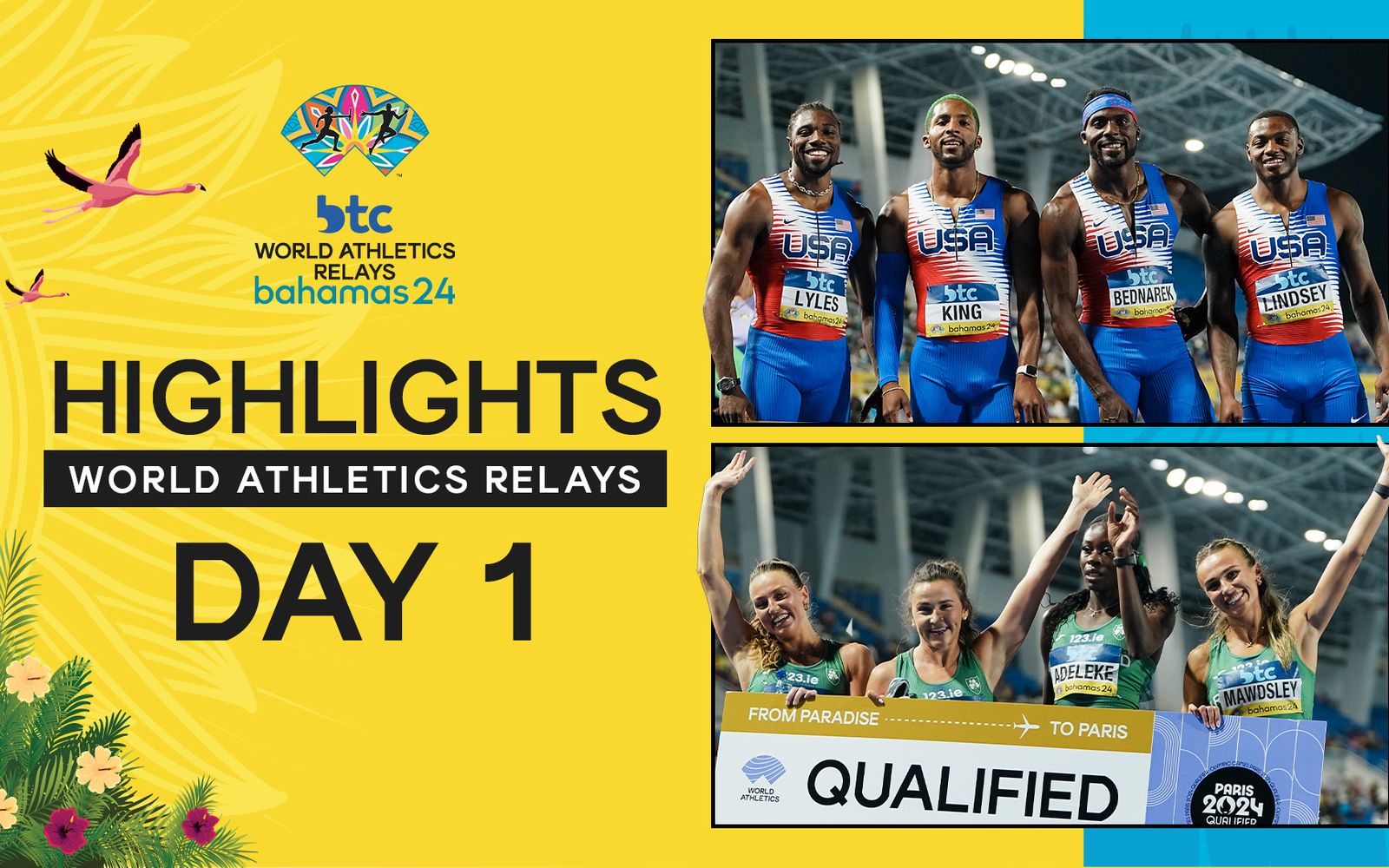 Day 1 Highlights World Athletics Relays Bahamas 24 Watch World