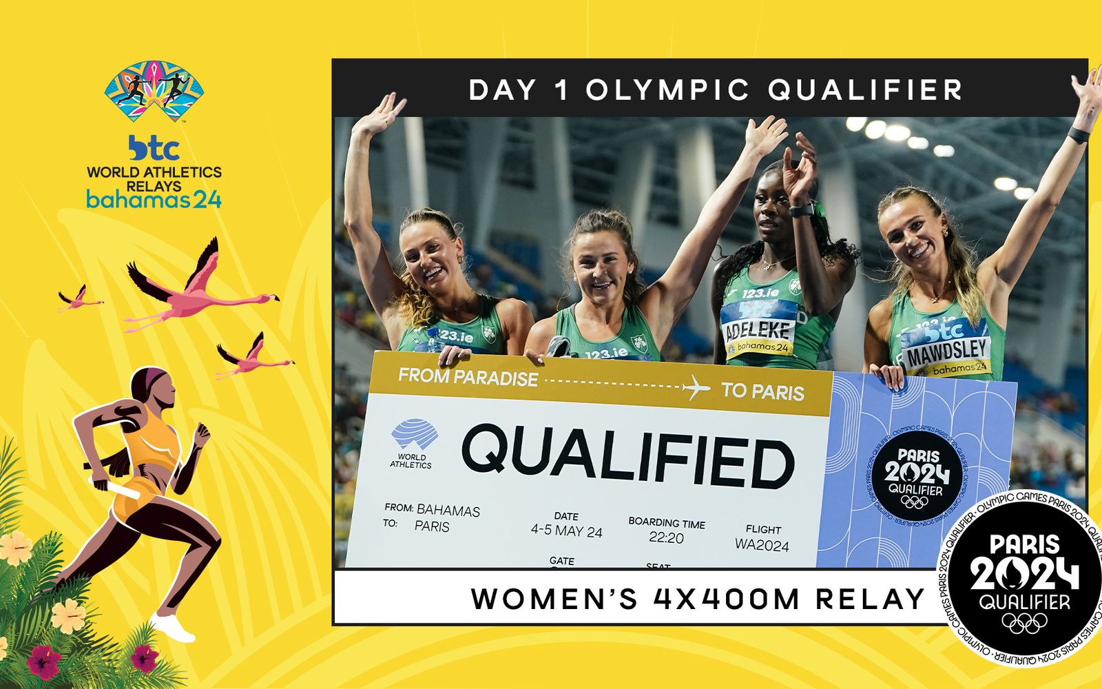 Womens 4x400m Relay Day 1 World Athletics Relays Bahamas 24 Watch World Athletics 0431