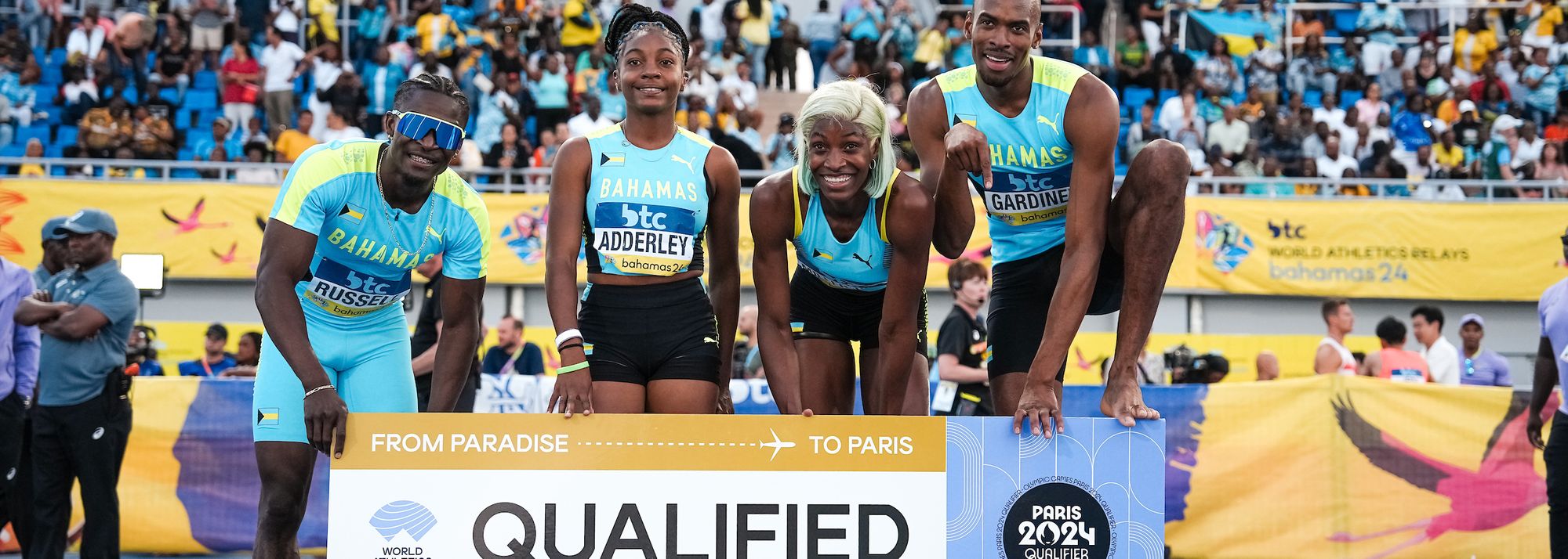 A total of 70 teams have qualified for relay events at the Paris 2024 Olympic Games following two days of thrilling action at the World Athletics Relays Bahamas 24