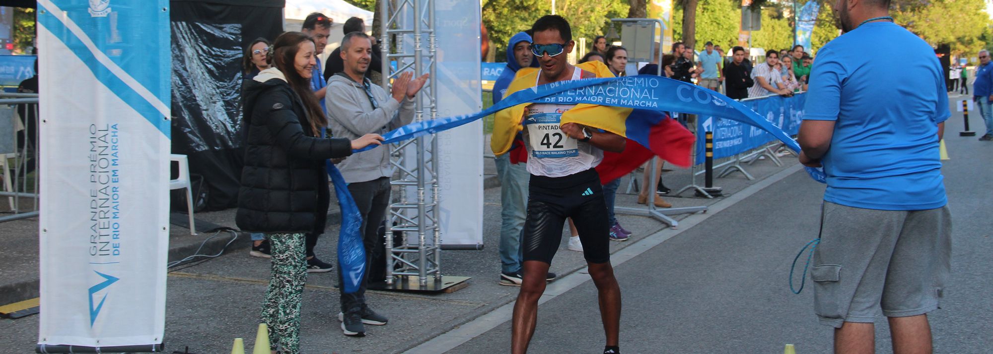 There were comfortable wins for Brian Pintado and Kimberly Garcia at the Grande Prémio Internacional de Rio Maior 