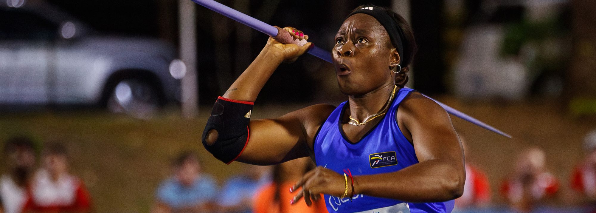 Colombia’s Flor Denis Ruiz broke her own South American javelin record with a world-leading 66.70m