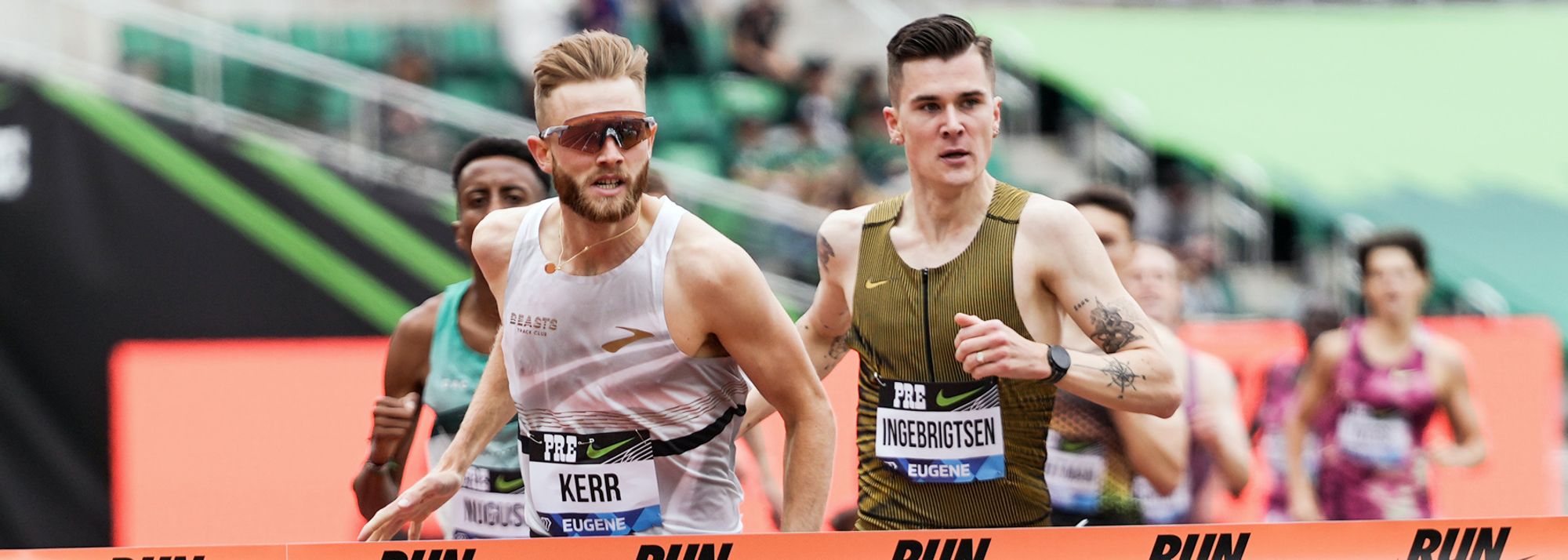 With a lap and a half to go in the Bowerman Mile at last month’s Prefontaine Classic, Josh Kerr made what he described as a “dumb decision” – on purpose.