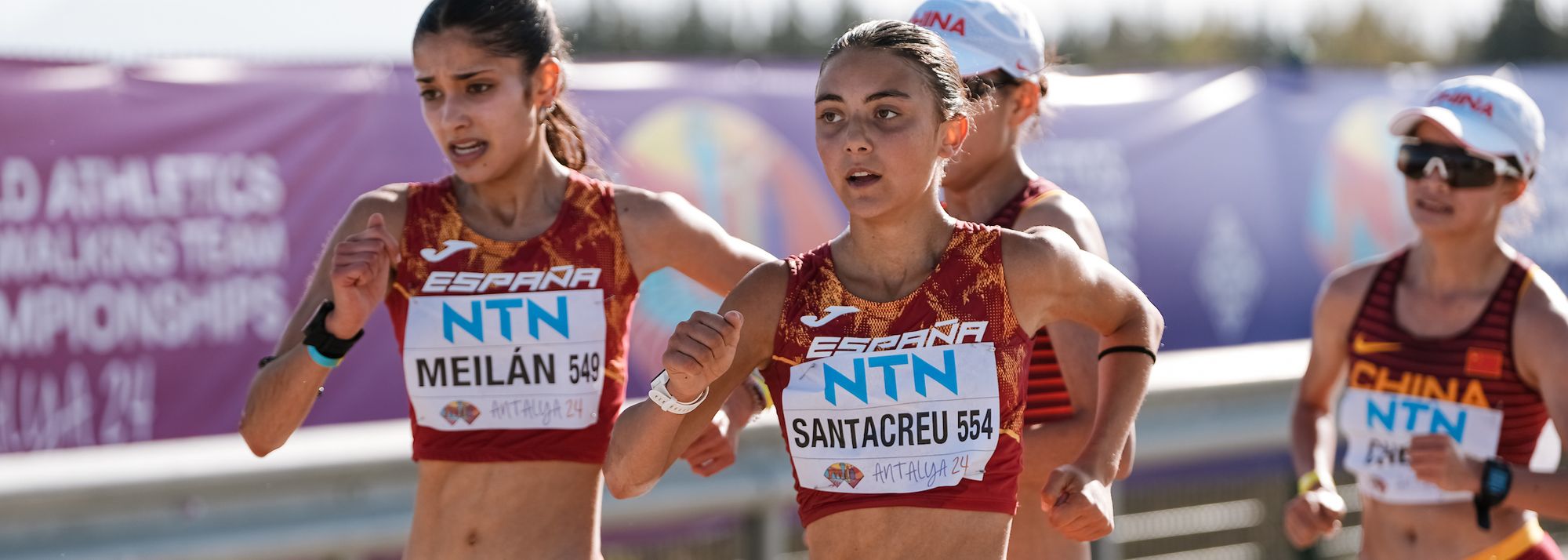 Sofia Santacreu and Aldara Meilán, the Spanish race walkers who are friends more than rivals