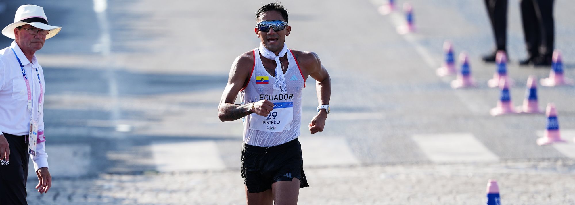 Ecuador's Brian Pintado won the men's 20km at the Paris 2024 Olympics, earning the first athletics gold medal of the Games.