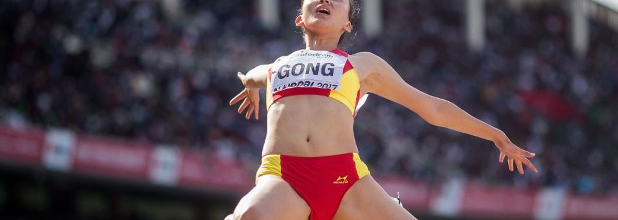 Though she has displayed tremendous ability in two athletics disciplines, rising star Gong Luying is likely to direct much of her focus towards the long jump for the foreseeable future in an attempt to help her province close the gap on their compatriots in one of China's best track and field events.