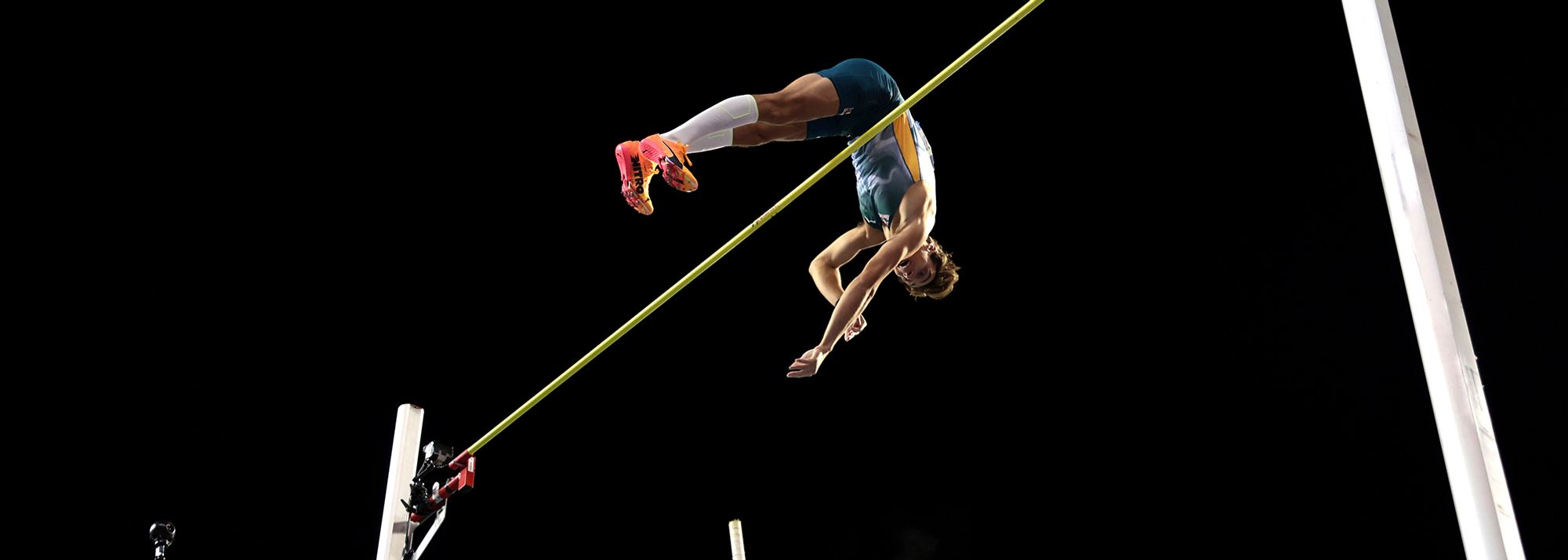 Pole vault superstar Mondo Duplantis and Australian discus thrower Matthew Denny both took down meeting records at the Allianz Memorial van Damme in Brussels