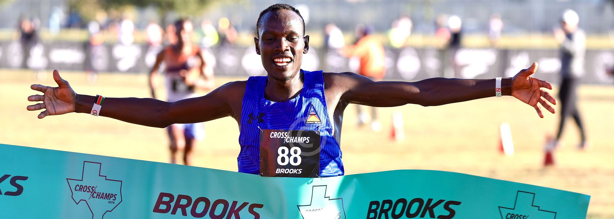 Olympic finalist Edwin Kurgat of Kenya and Emily Venters took the top honours at the Cross Champs