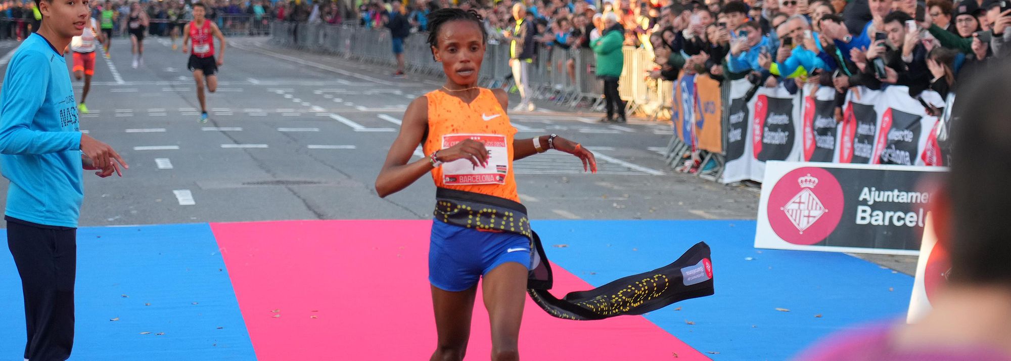 Double Olympic champion Beatrice Chebet ended her year on a high by running a stunning 13:54 to shatter the world 5km record at the Cursa dels Nassos