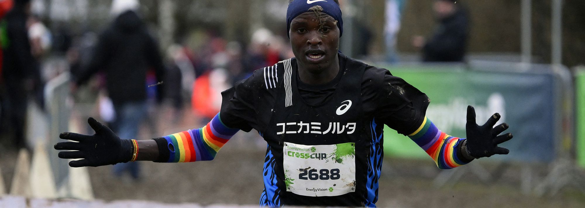 Uganda’s Rogers Kibet and Kenya’s Sheila Jebet were clear winners at the Cross Cup de Hannut