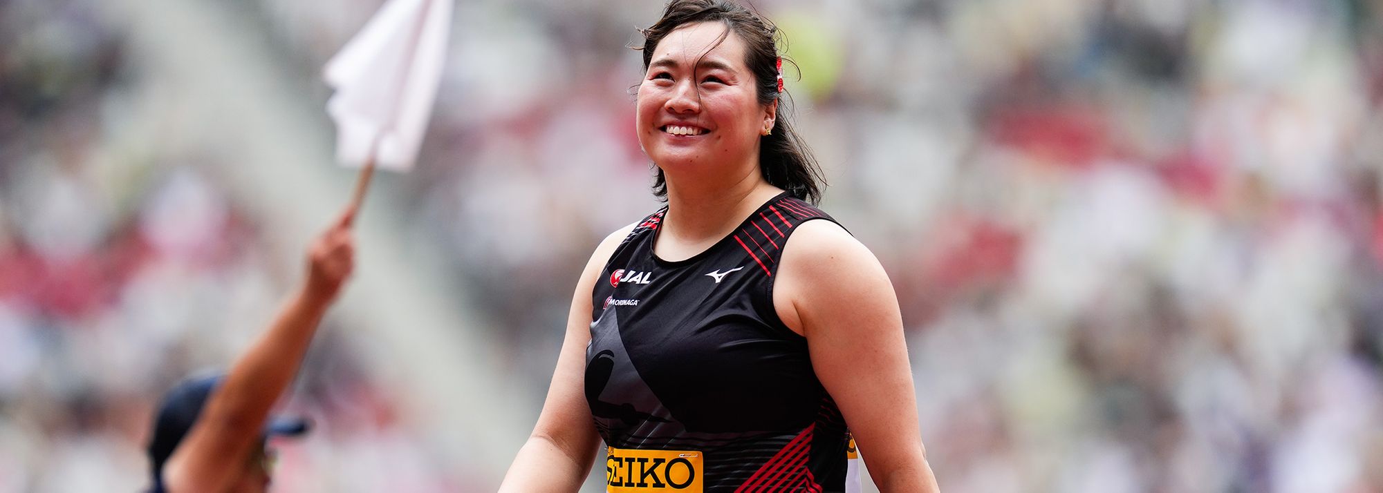 Japanese javelin star Haruka Kitaguchi notched up her first victory of the season, winning on home soil at the Seiko Golden Grand Prix – a World Athletics Continental Tour Gold meeting – in Tokyo on Sunday (18).