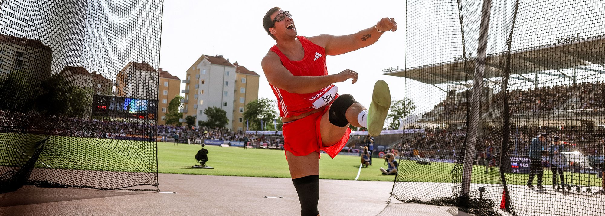 Kristjan Ceh maintained his momentum to win a deep discus clash in which the top three all surpassed 70 metres at the Paavo Nurmi Games