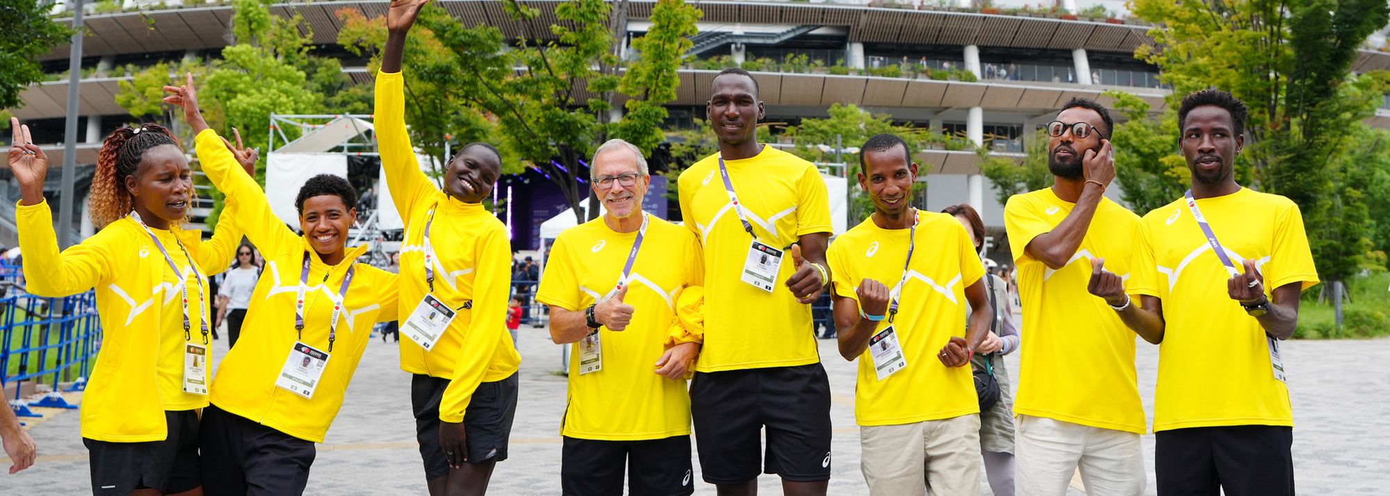 A six-strong Athlete Refugee Team competed at the World Athletics Championships Tokyo 25, concluding the team's fifth straight appearance at these global championships where they represented a community of more than 120 million displaced persons from around the world.