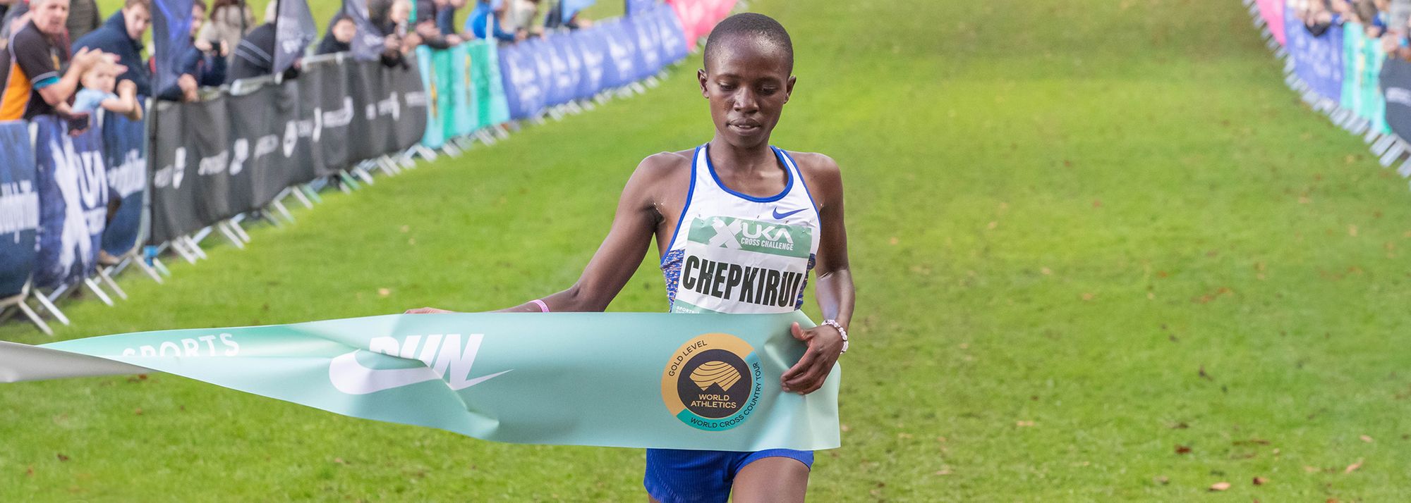 Mathew Kipsang kicked to victory at the Cardiff Cross Challenge, while 17-year-old compatriot Cynthia Chepkirui made it a Kenyan double