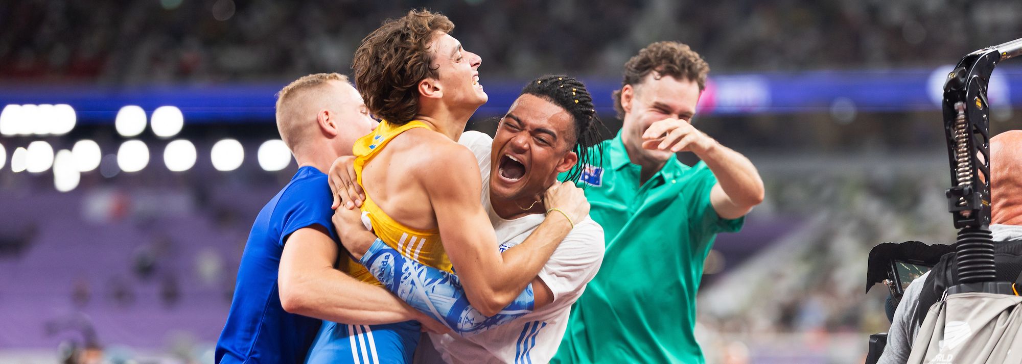 It’s something special to win a global medal, but to do so surrounded by family takes things to another level