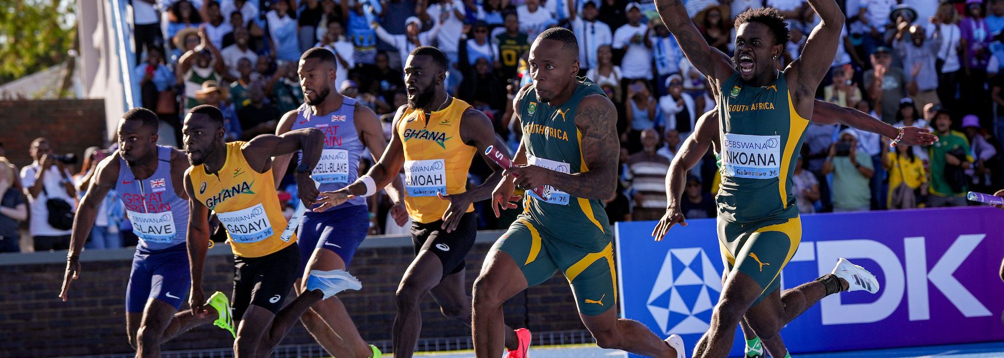 Catch all the action from Gaborone