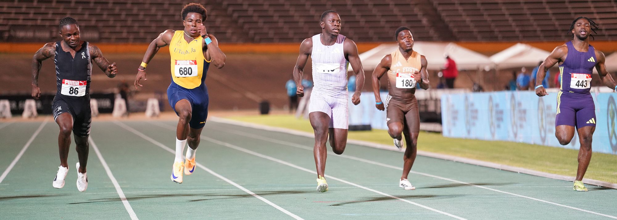 World champion Oblique Seville ran a world lead at the Jamaican Championships