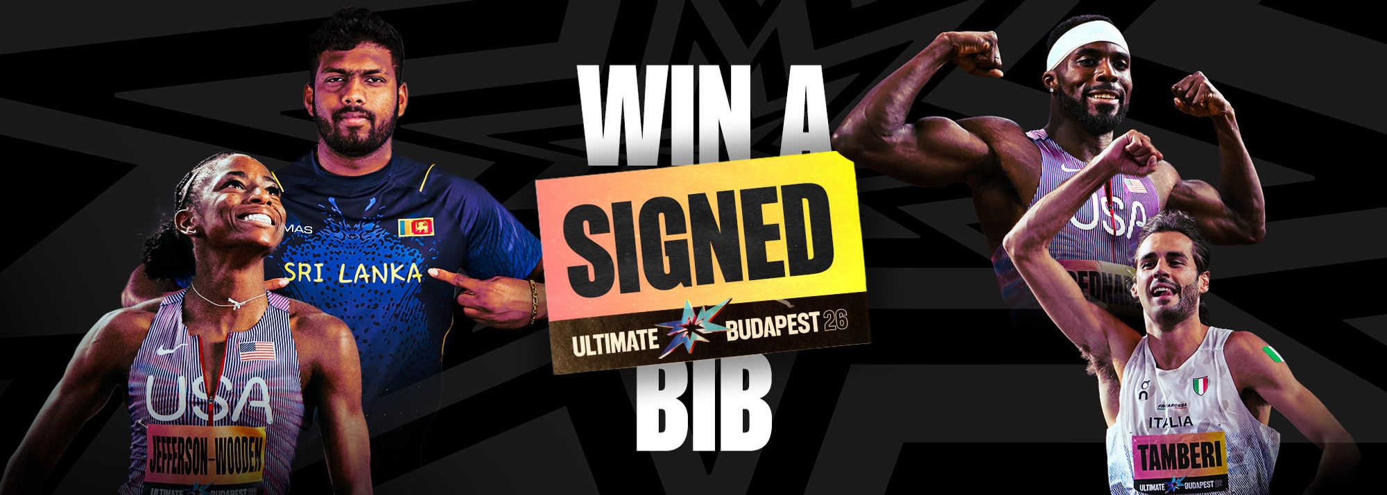 Your chance to win a signed bib