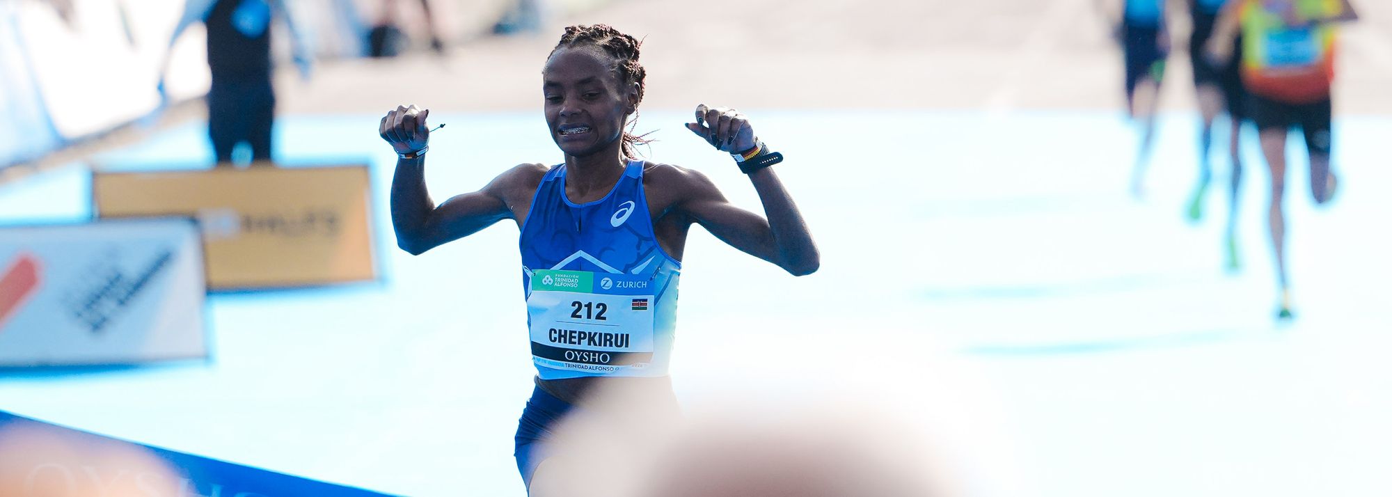 Sheila Chepkirui and Rodrigue Kwizera stormed up the world half marathon all-time lists with respective wins in 1:03:51 and 58:03 at the Medio Marathon Valencia Trinidad Alfonso Zurich
