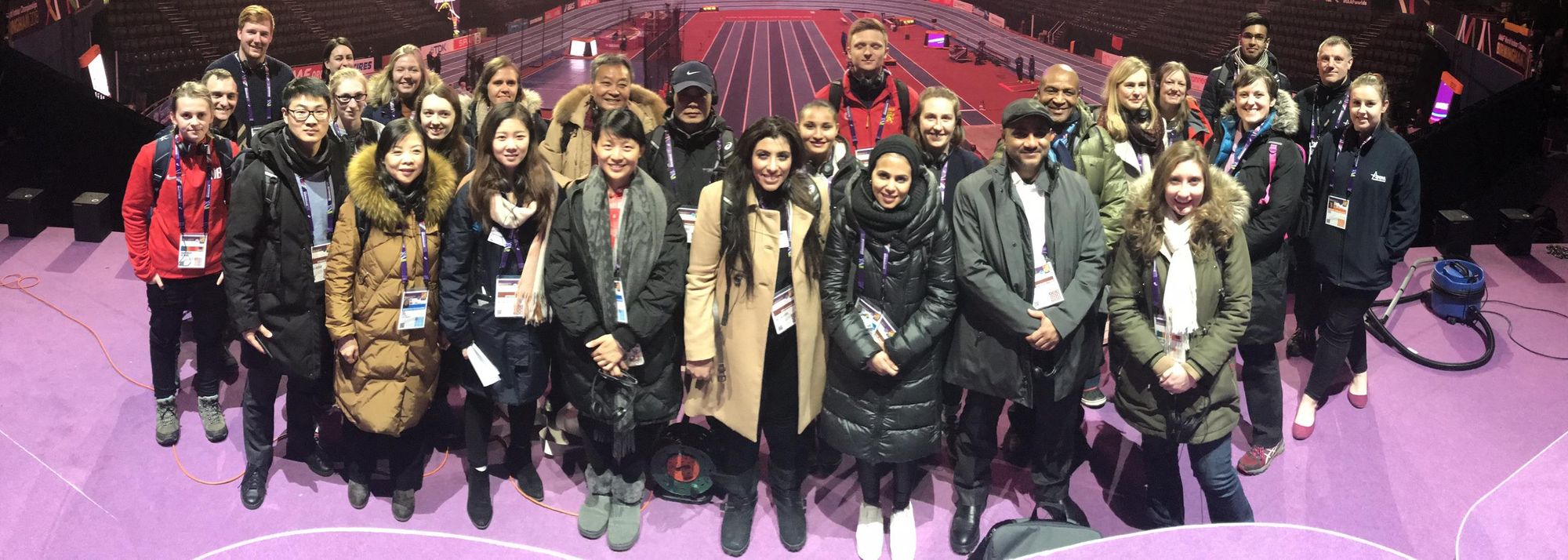 More than 30 people participated in a six-day IAAF Observer Programme that coincided with the IAAF World Indoor Championships Birmingham 2018.