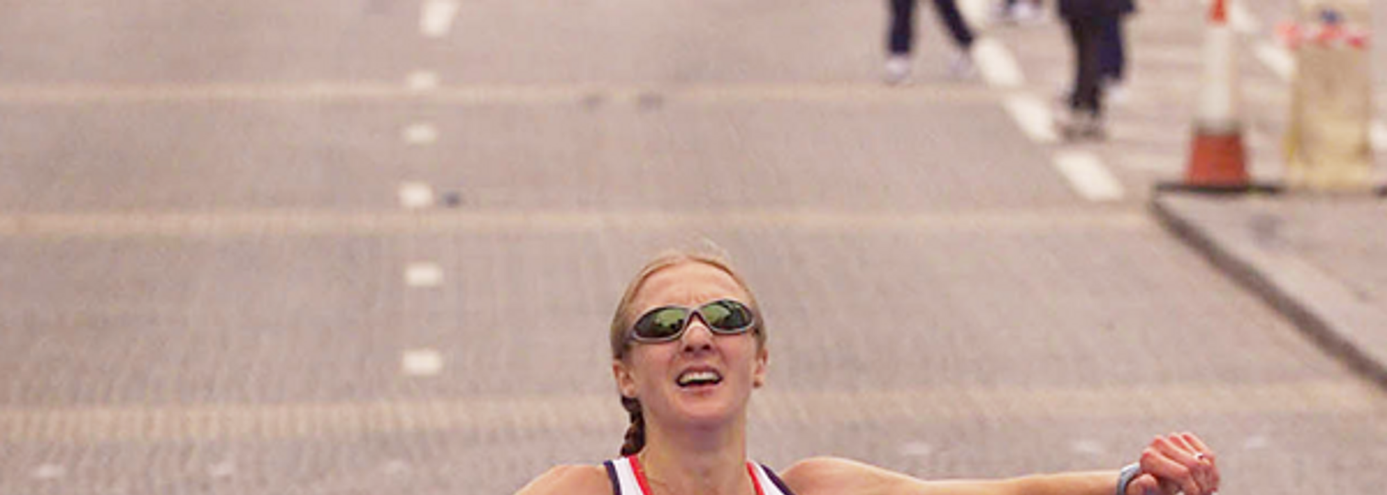 What started as a wretched weekend for British athletics ended in triumph as Paula Radcliffe not only retained her world half marathon title in front of her home fans, but ran the second-fastest time in history.