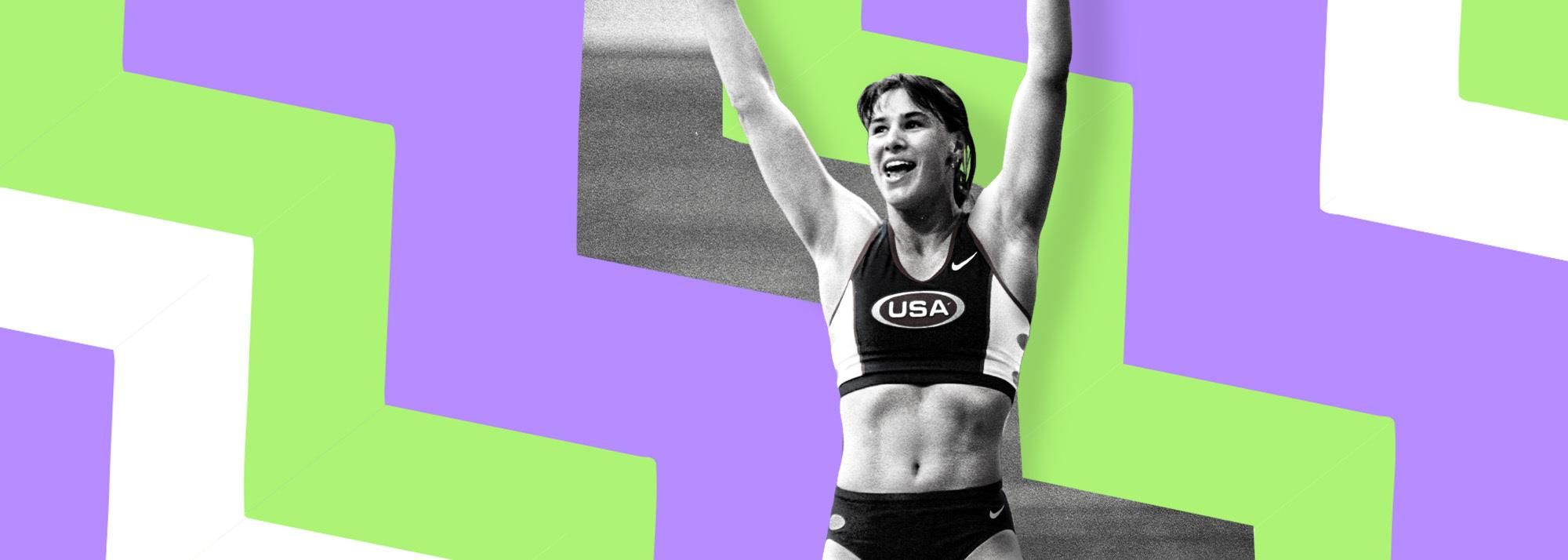 To have any gold medal in your trophy cabinet is rare enough, but to have the very first global one in your sport is rarer still. 24 years ago today, on 9 March 1997, Stacy Dragila soared over 4.60m to win the world indoor pole vault title in Paris, the first time the event had appeared on the women’s programme. 