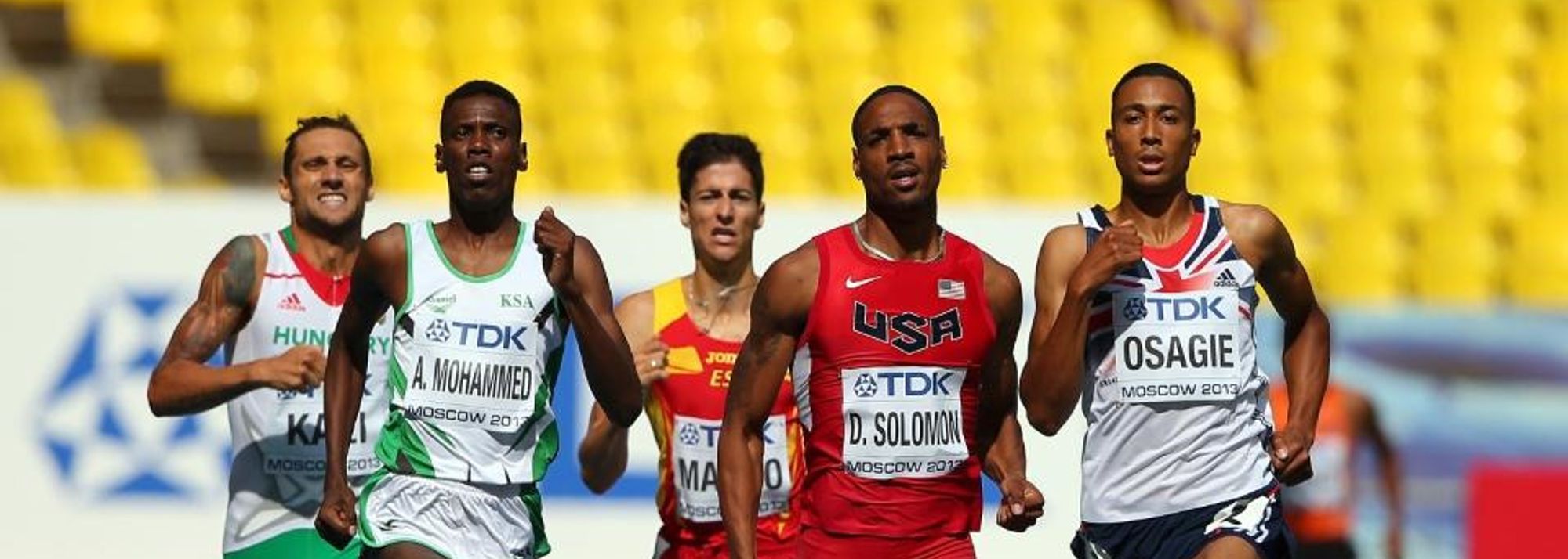 Men's 800M Final - Day 13 - Kenya's David Lekuta Rudisha reacts after winning ... : With the finals of the women's 400m hurdles, women's 3000m steeplechase, men's hammer, men's 800m, and men's 200m taking place, here's everything you need to know about the sixth day of the olympic athletics competition at tokyo 2020 on 4 august 2021.