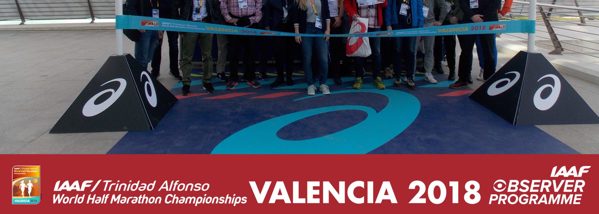 A fully booked group of 21 people participated in the Observer Programme that took place on the margins of the IAAF/Trinidad Alfonso World Half Marathon Championships Valencia 2018.